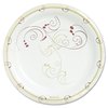 Dart Symphony Paper Dinnerware, Mediumweight Plate, 8.5" Round, Tan, PK125 PK MP9R-J8001